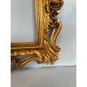 ANTICA PICCOLA CORNICE BAROCCA DORATA LEGNO 40 cm x 39 cm EPOCA '900 quadro old
