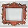 ANTICA PICCOLA CORNICE BAROCCA DORATA LEGNO 40 cm x 39 cm EPOCA '900 quadro old