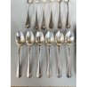 SERVIZIO POSATE 6 PERSONE FIRMATO FRATELLI CALDERONI METALLO ARGENTATO VINTAGE