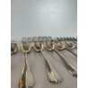 SERVIZIO POSATE 6 PERSONE FIRMATO FRATELLI CALDERONI METALLO ARGENTATO VINTAGE