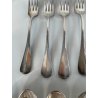 SERVIZIO POSATE 6 PERSONE FIRMATO FRATELLI CALDERONI METALLO ARGENTATO VINTAGE