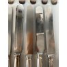 SERVIZIO POSATE 6 PERSONE FIRMATO FRATELLI CALDERONI METALLO ARGENTATO VINTAGE