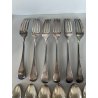 SERVIZIO POSATE 6 PERSONE FIRMATO FRATELLI CALDERONI METALLO ARGENTATO VINTAGE