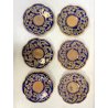 SERVIZIO Tè CAFFè 6 Pers. MAIOLICA LUSTRO Gualdo Tadino A. Rubboli RITRATTO '30