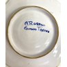 SERVIZIO Tè CAFFè 6 Pers. MAIOLICA LUSTRO Gualdo Tadino A. Rubboli RITRATTO '30