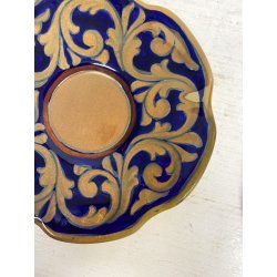 SERVIZIO Tè CAFFè 6 Pers. MAIOLICA LUSTRO Gualdo Tadino A. Rubboli RITRATTO '30