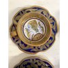 SERVIZIO Tè CAFFè 6 Pers. MAIOLICA LUSTRO Gualdo Tadino A. Rubboli RITRATTO '30