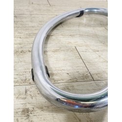 TAVOLO PRANZO DESIGN ATTR. Giotto Stoppino ANNI 70 VETRO METALLO CROMATO TABLE