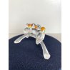 FIGURINA CRISTALLO SWAROVSKI   199123 Pappagallini su RAMO BABY LOVEBIRDS BOXED