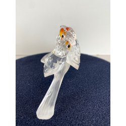 FIGURINA CRISTALLO SWAROVSKI   199123 Pappagallini su RAMO BABY LOVEBIRDS BOXED
