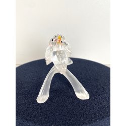 FIGURINA CRISTALLO SWAROVSKI   199123 Pappagallini su RAMO BABY LOVEBIRDS BOXED