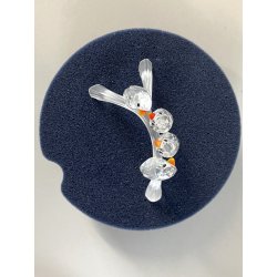 FIGURINA CRISTALLO SWAROVSKI   199123 Pappagallini su RAMO BABY LOVEBIRDS BOXED