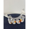 FIGURINA CRISTALLO SWAROVSKI   199123 Pappagallini su RAMO BABY LOVEBIRDS BOXED