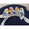 FIGURINA CRISTALLO SWAROVSKI   199123 Pappagallini su RAMO BABY LOVEBIRDS BOXED