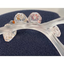 FIGURINA CRISTALLO SWAROVSKI   199123 Pappagallini su RAMO BABY LOVEBIRDS BOXED
