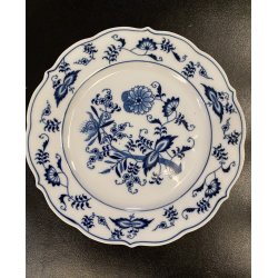 SERVIZIO PIATTI PORCELLANA VINTAGE Blue Danube U.S. Pat. Off 66pz Blue Onion JAP