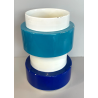 VASO CERAMICA SMALTATO DESIGNER SILVIO PIANO VINTAGE ITALIA VASE ANNI '60s