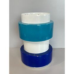 VASO CERAMICA SMALTATO DESIGNER SILVIO PIANO VINTAGE ITALIA VASE ANNI '60s