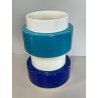 VASO CERAMICA SMALTATO DESIGNER SILVIO PIANO VINTAGE ITALIA VASE ANNI '60s