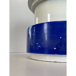 VASO CERAMICA SMALTATO DESIGNER SILVIO PIANO VINTAGE ITALIA VASE ANNI '60s