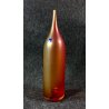 BOTTIGLIA LEONARDO DESIGN VETRO SOFFIATO VINTAGE ARTIGIANALE HANDMADE EPOCA 1960