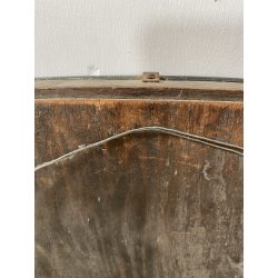 SPECCHIO PARETE VINTAGE INSEGNA PUBBLICITARIA Antiques SAGOMATO MOLATO '60/'70