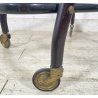 CARRELLO BAR LEGNO VETRO DESIGN CESARE LACCA ANNI 70 ITALY BAR TROLLEY