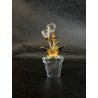 SWAROVSKI CRYSTAL MEMORIES VASO FIORI FLOWERPOT  208885 MANCANZA 1 FIORE