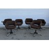 SET 6 SEDIA POLTRONA GIREVOLE Olli Mannermaa PER Cassina MOD "1106" DESIGN 1959