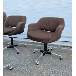 SET 6 SEDIA POLTRONA GIREVOLE Olli Mannermaa PER Cassina MOD "1106" DESIGN 1959
