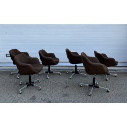 SET 6 SEDIA POLTRONA GIREVOLE Olli Mannermaa PER Cassina MOD "1106" DESIGN 1959