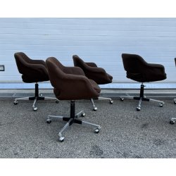 SET 6 SEDIA POLTRONA GIREVOLE Olli Mannermaa PER Cassina MOD "1106" DESIGN 1959