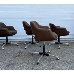 SET 6 SEDIA POLTRONA GIREVOLE Olli Mannermaa PER Cassina MOD "1106" DESIGN 1959