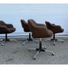 SET 6 SEDIA POLTRONA GIREVOLE Olli Mannermaa PER Cassina MOD "1106" DESIGN 1959