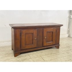 ANTICA PICCOLA CREDENZA 1900 LEGNO CUCINA EPOCA DISPENSA 2 ANTE RUSTICA