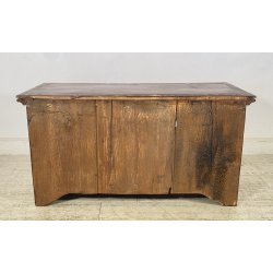 ANTICA PICCOLA CREDENZA 1900 LEGNO CUCINA EPOCA DISPENSA 2 ANTE RUSTICA