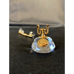 SWAROVSKI CRYSTAL MEMORIES TELEFONO A DISCO Rotary Telephone  180408 VINTAGE