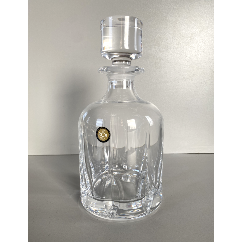 BOTTIGLIA DECANTER CRISTALLO RCR VINTAGE DESIGN Whisky Cognac LIQUORE '900