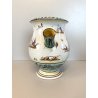 BROCCA VERSATOIO CERAMICA Albisola SAVONA DECORO CALLIGRAFICO PAESAGGIO FIGURE