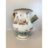 BROCCA VERSATOIO CERAMICA Albisola SAVONA DECORO CALLIGRAFICO PAESAGGIO FIGURE
