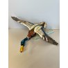 ANTICA SCULTURA ANATRA GIUSEPPE TAGLIARIOL TAY CERAMICA SMALTATA ANNI 60 DUCK