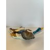 ANTICA SCULTURA ANATRA GIUSEPPE TAGLIARIOL TAY CERAMICA SMALTATA ANNI 60 DUCK