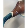 ANTICA SCULTURA ANATRA GIUSEPPE TAGLIARIOL TAY CERAMICA SMALTATA ANNI 60 DUCK