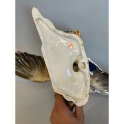 ANTICA SCULTURA ANATRA GIUSEPPE TAGLIARIOL TAY CERAMICA SMALTATA ANNI 60 DUCK