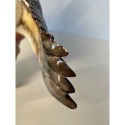 ANTICA SCULTURA ANATRA GIUSEPPE TAGLIARIOL TAY CERAMICA SMALTATA ANNI 60 DUCK