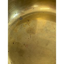 SET 4 SCATOLE DECORATIVE SILVERPLATED BRASS BOWL WITH LID MID CENTURY MODERN '50