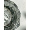 GRANDE VASO CRISTALLO ST. Louis FRANCIA FIRMATO BASE VINTAGE GLASS 28cm/h  '70s
