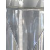 GRANDE VASO CRISTALLO ST. Louis FRANCIA FIRMATO BASE VINTAGE GLASS 28cm/h  '70s
