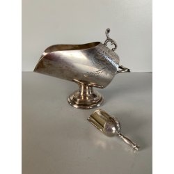 ANTICA ZUCCHERIERA SECCHIELLO CARBONE SILVERPLATED EPBM Harrison Fisher & Co