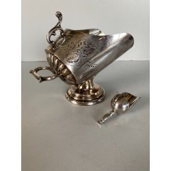 ANTICA ZUCCHERIERA SECCHIELLO CARBONE SILVERPLATED EPBM Harrison Fisher & Co